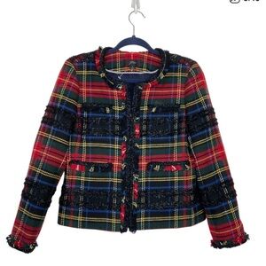 J. Crew Lady Jacket Size 12 Tartan Plaid
